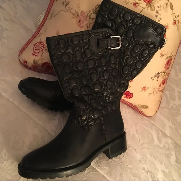 Vintage Coach Black Boot - Picture 6 of 8